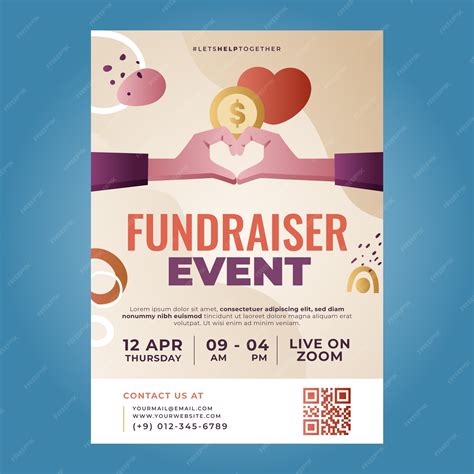 fundraising event poster.